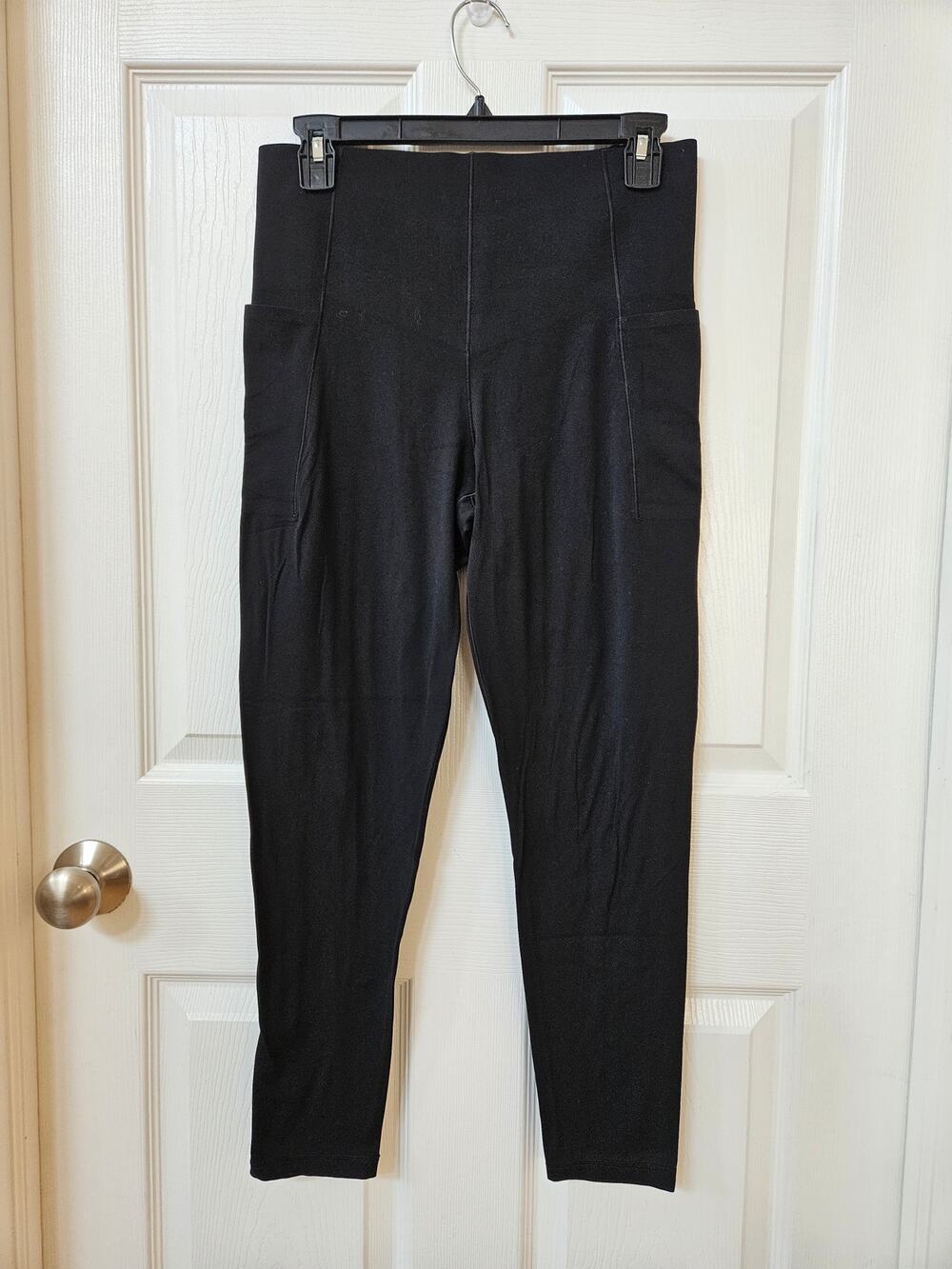 Aerie Black OFFLINE Real Me High Rise 7/8 Size Large
